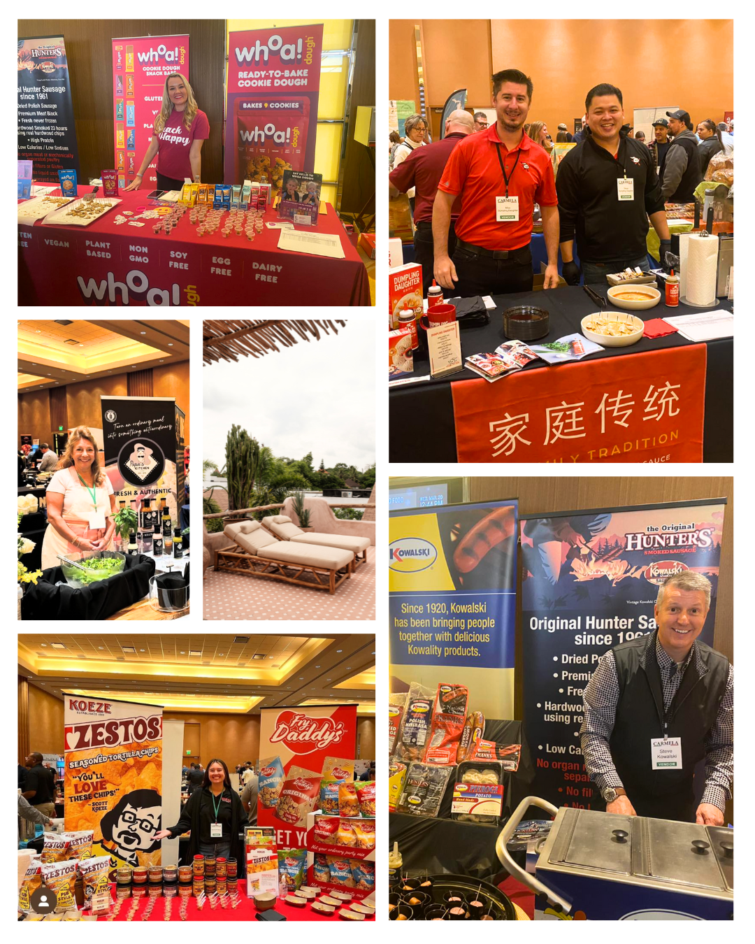 White Beige Tropical Villa Photo Collage Instagram Post